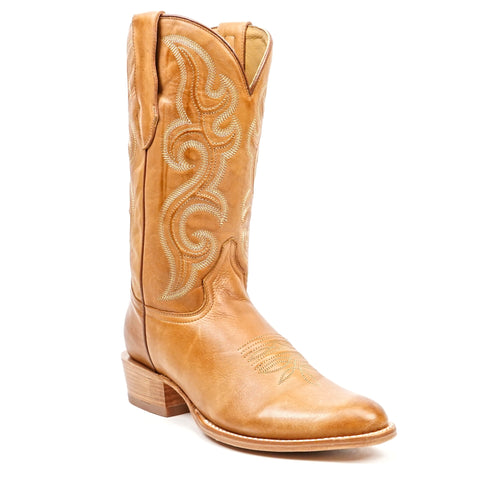 Boney Cowboy Boots - Clayton Honey - Roper Toe (TS203) - Gomez Western Wear