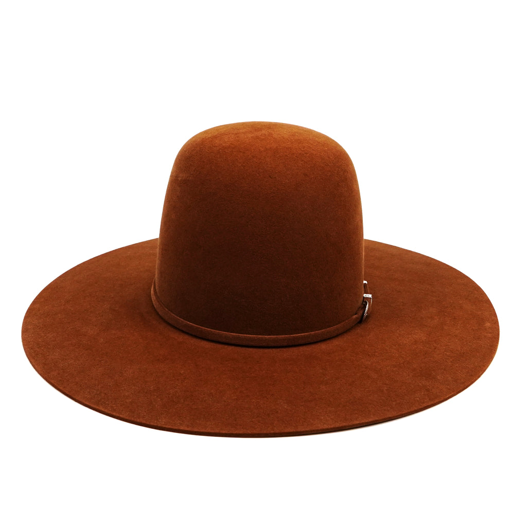 Tacchino - 6X Open Crown Hat - Sand Brown