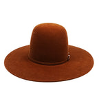 Tacchino - 6X Open Crown Hat - Sand Brown