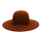 Tacchino - 6X Open Crown Hat - Sand Brown