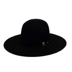 TC Hats - 6X Open Crown Grizzly Hat - Black