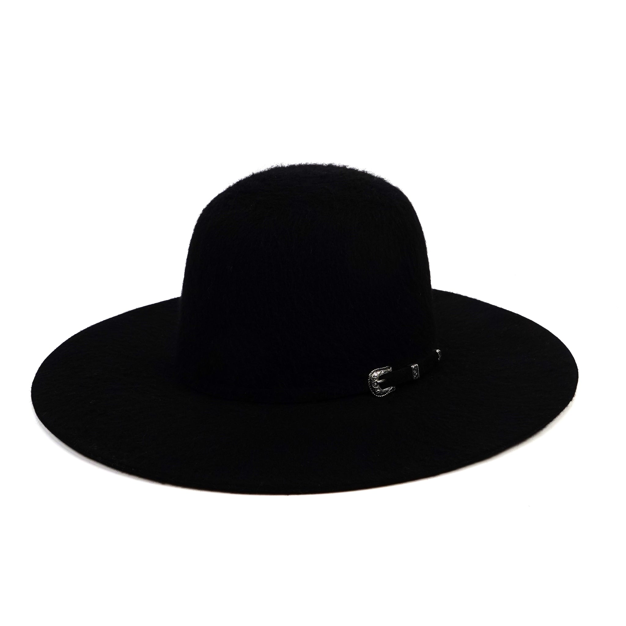 TC Hats - 6X Open Crown Grizzly Hat - Black