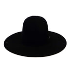 TC Hats - 6X Open Crown Grizzly Hat - Black