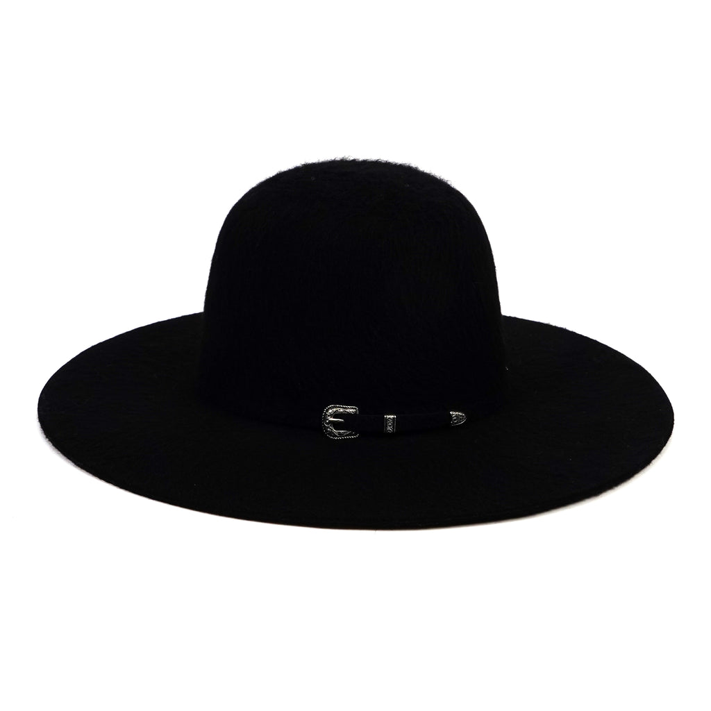 TC Hats - 6X Open Crown Grizzly Hat - Black