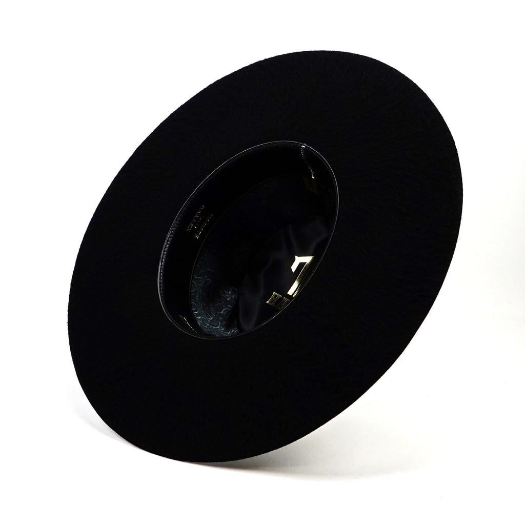 TC Hats - 6X Open Crown Grizzly Hat - Black