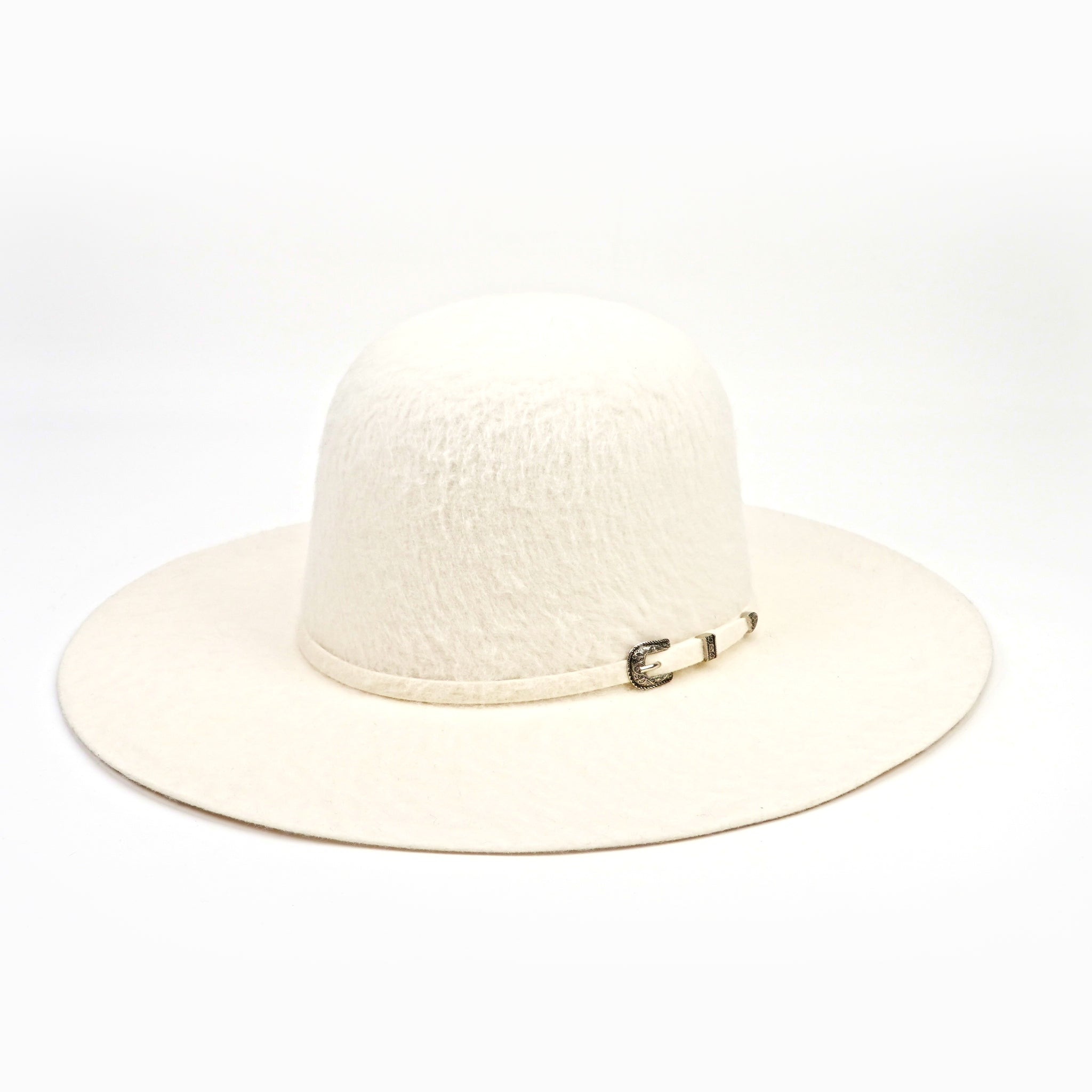 TC Hats - 6X Open Crown Grizzly Hat - Winter White