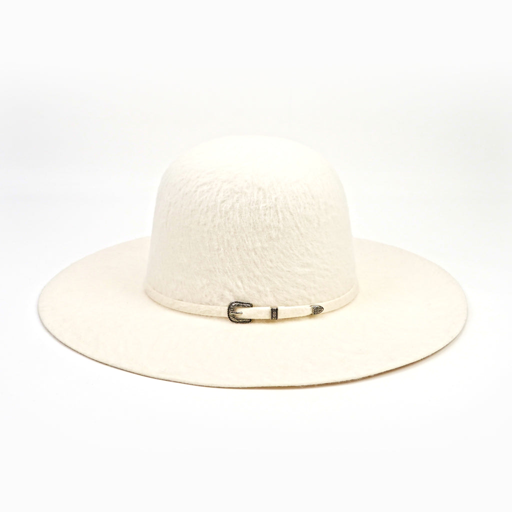 TC Hats - 6X Open Crown Grizzly Hat - Winter White