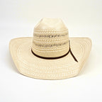 TC Hats - 100x Straw Cowboy Hat - Minnick Two-Tone Double Vented