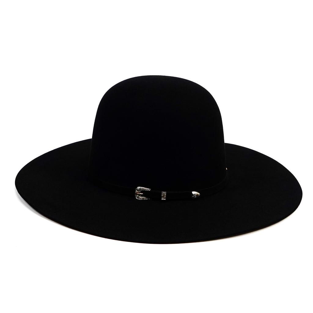 TC Hats - 100X Open Crown Hat - Black