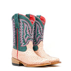 Python Girls Boots - Pink - Square Toe