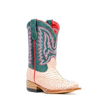 Python Girls Boots - Pink - Square Toe