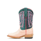 Python Girls Boots - Pink - Square Toe