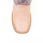 Python Girls Boots - Pink - Square Toe