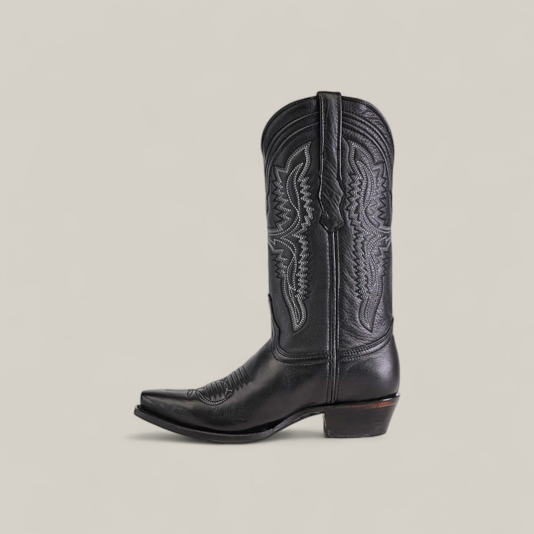Athala Black - Mid Shaft - Snip Toe