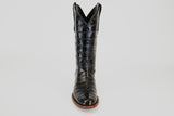 James - Black - Round Toe (Full Alligator)