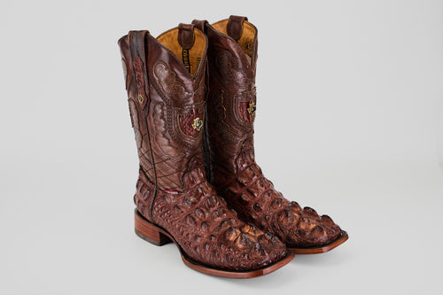 James - Brown - Square Toe (Alligator Head)