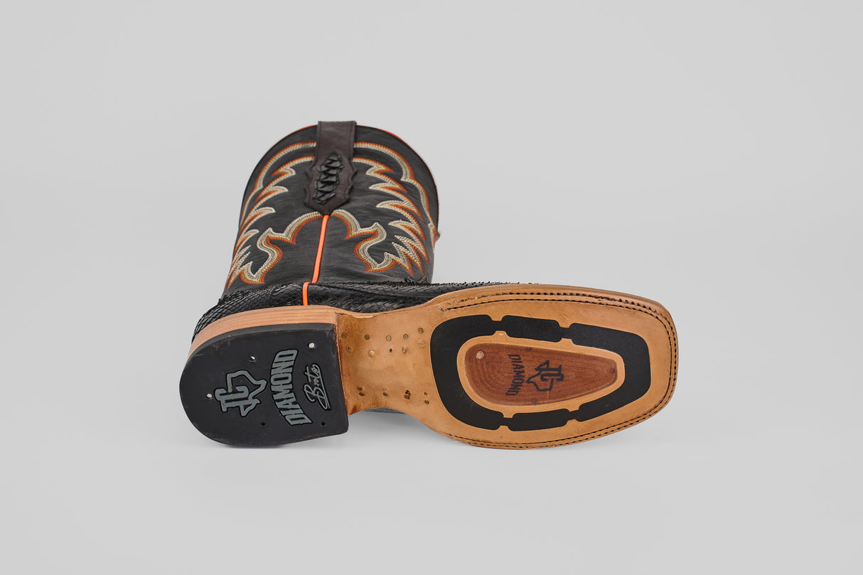 Braxton DC - Black - Square Toe