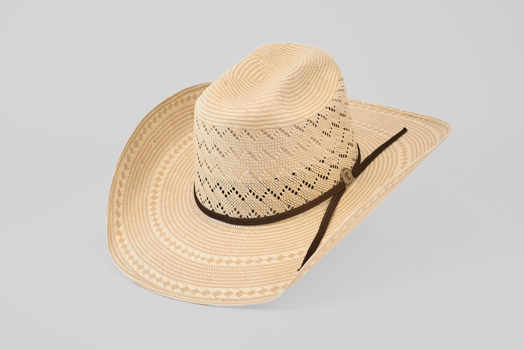 TC Hats - 30X Minnick Straw Cowboy Hat - Zig-Zag