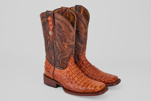 Rhodes HornBack - Brandy - Rodeo Toe