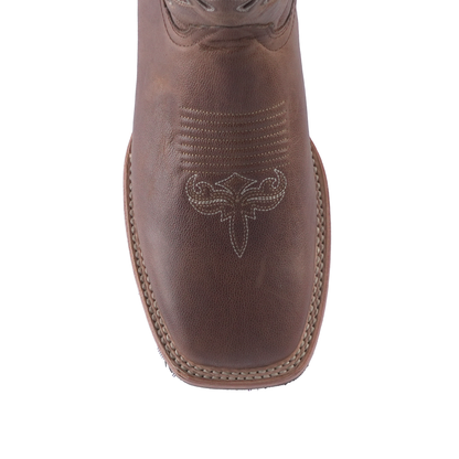 Texas Country Western Boot Cater Tabaco Square Toe E586