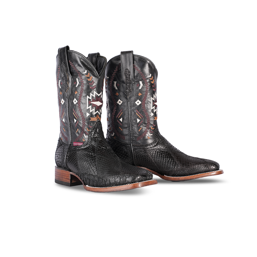 ESPECIAL BOTA ROMBOS PYTHON BLACK