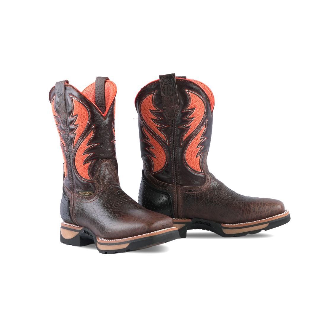 Texas Country Work Boot Jurasic Café 6089