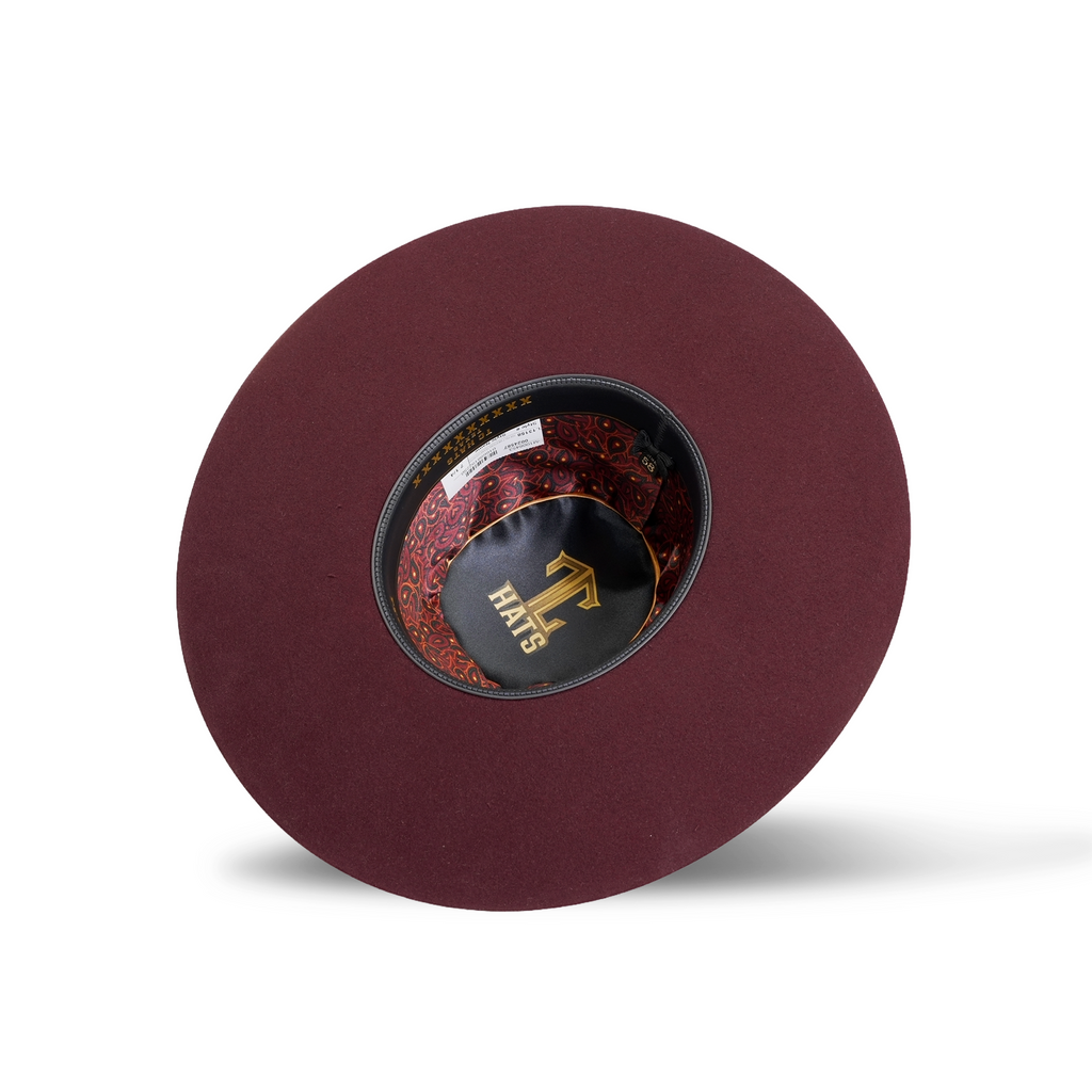 TC Hats - 10X Open Crown Hat - Wine (2026) - Gomez Western Wear