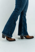 Western Blue - Women's High-Rise Bootcut Denim Jeans (W2371-PB)