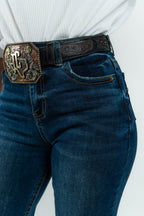 Western Blue - Women's High-Rise Wide Fit Denim Jeans (W2374-WL)