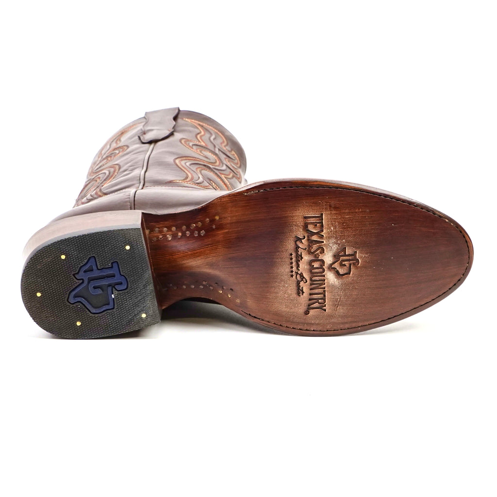 Boney Cowboy Boots - Clayton Chocolate - Roper Toe (TS203)