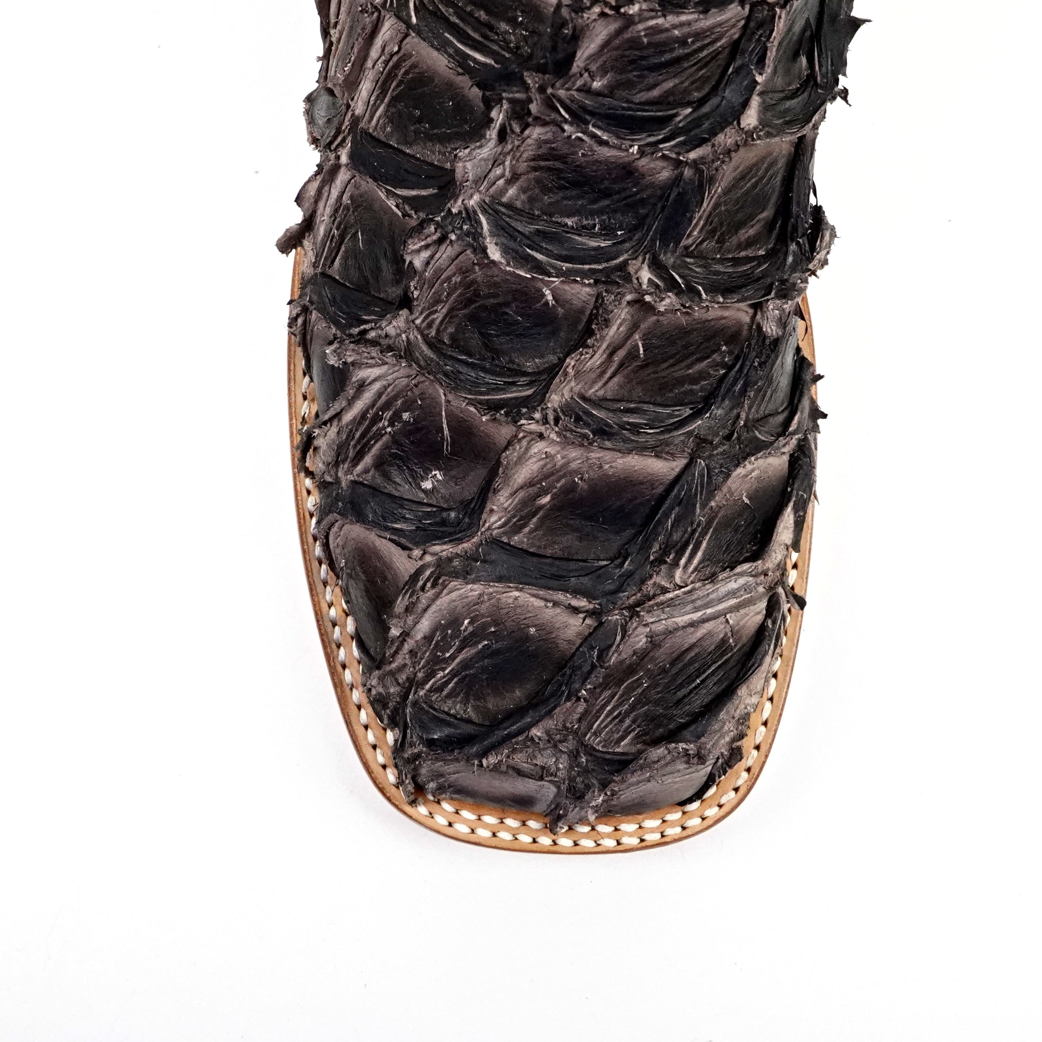 Butch Pirarucu Fish Boots - Matte Brown - Square Toe - Gomez Western Wear