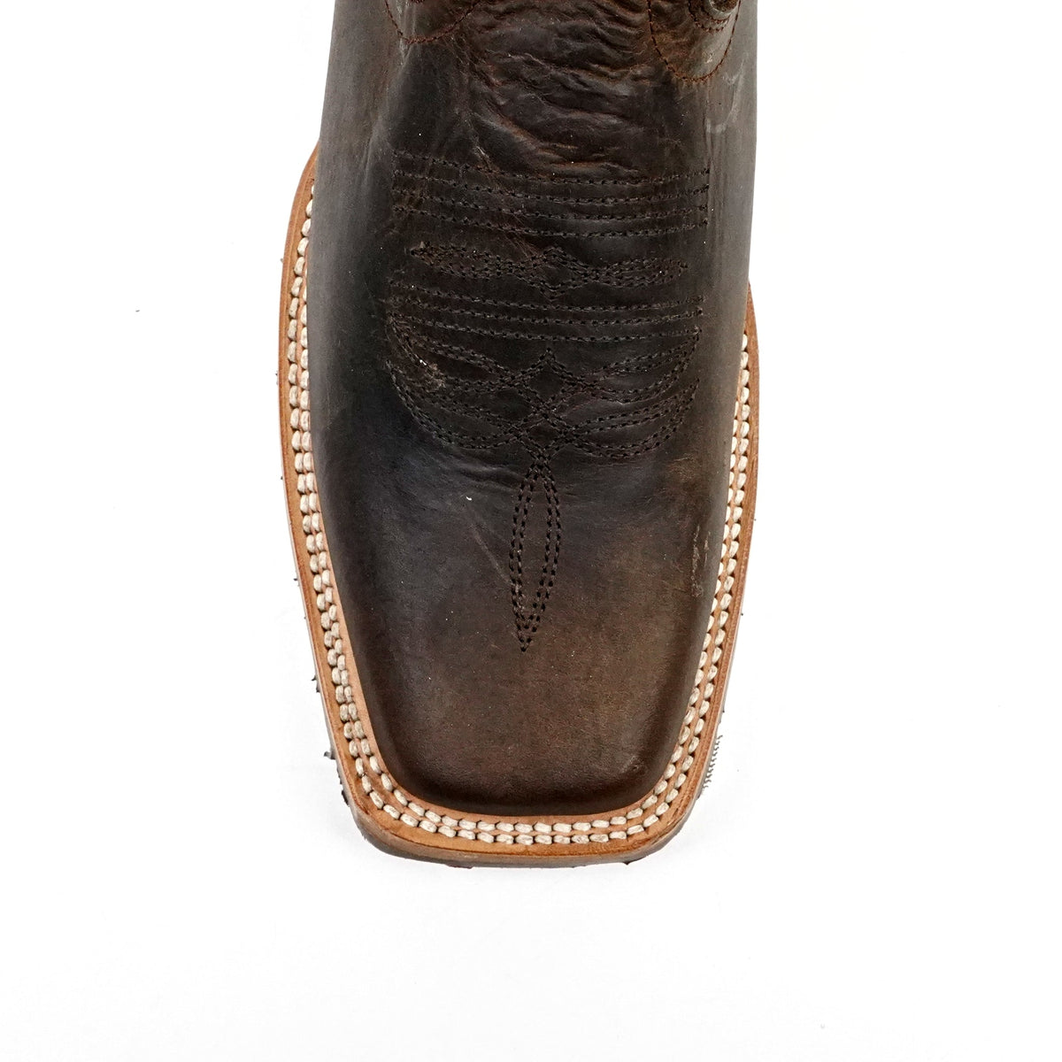 Azkar Tan Cowboy Boots- Slip-Resistant Sole - Rodeo Toe (E28) - Gomez Western Wear
