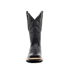 Barcelona Black Cowboy Boots - Slip-Resistant Sole - Rodeo Toe (E411) - Gomez Western Wear