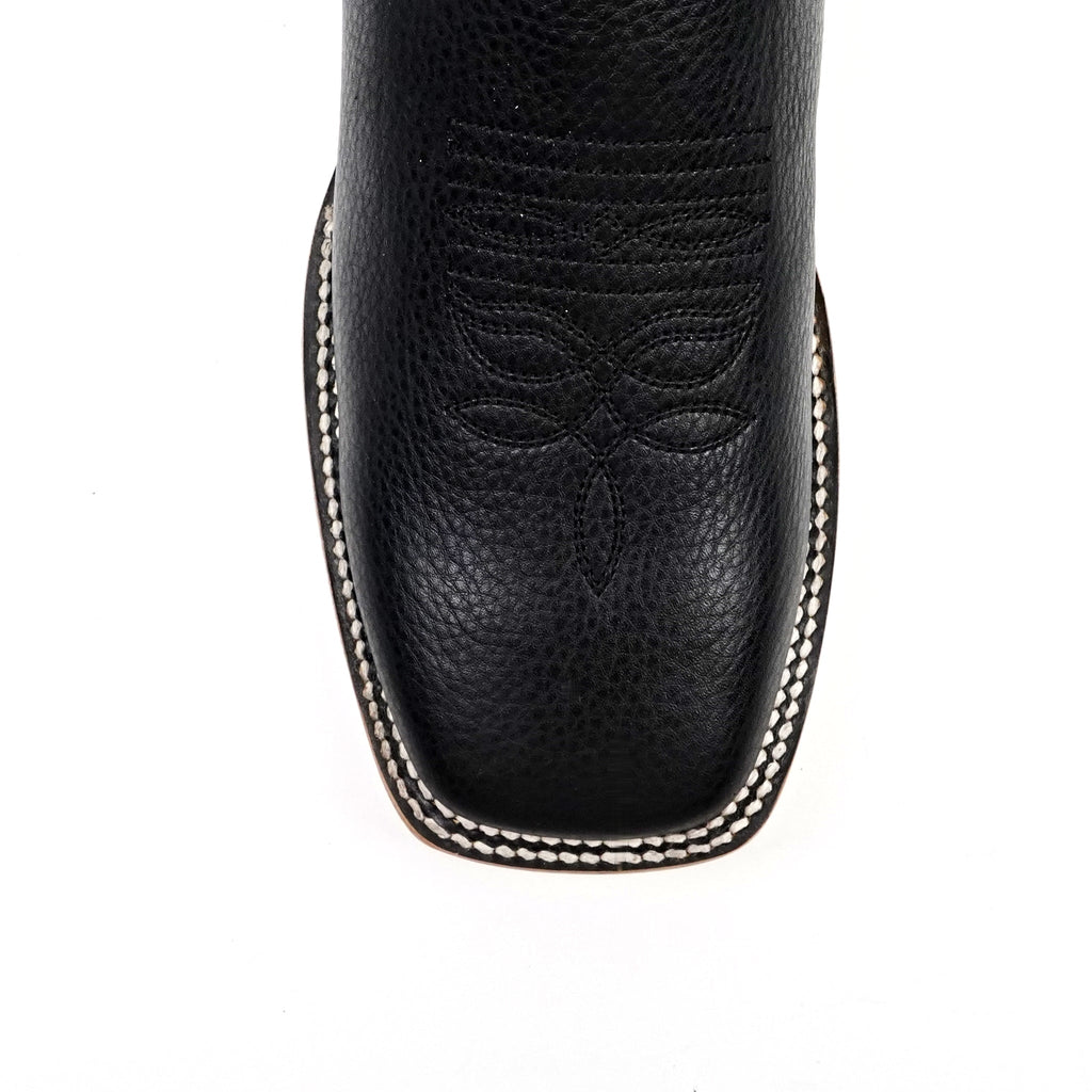 Barcelona Black Cowboy Boots - Square Toe (E422) - Gomez Western Wear