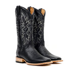 Barcelona Black Cowboy Boots - Square Toe (E422) - Gomez Western Wear