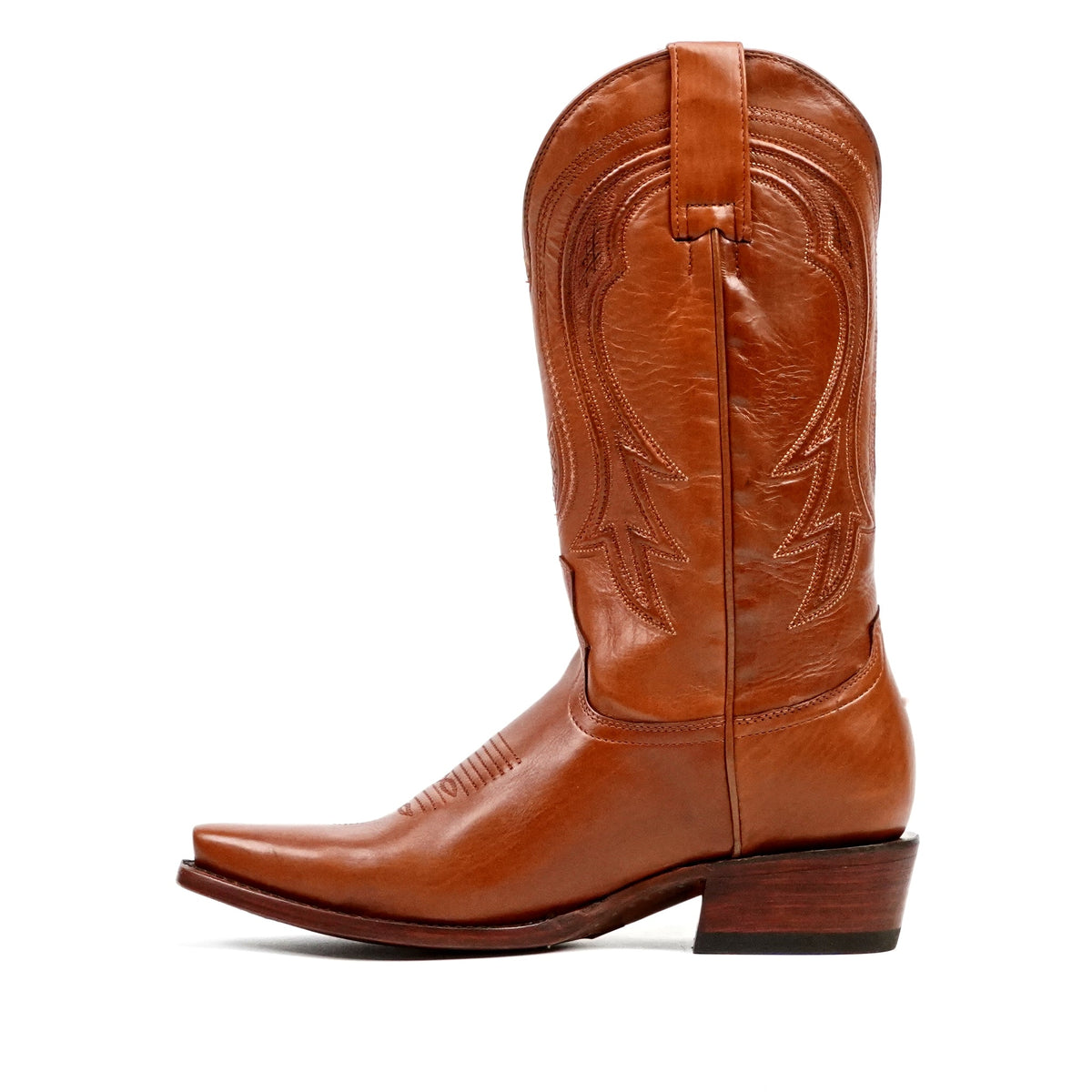 Boney Cowboy Boots - Cognac - Snip Toe (TS183) - Gomez Western Wear