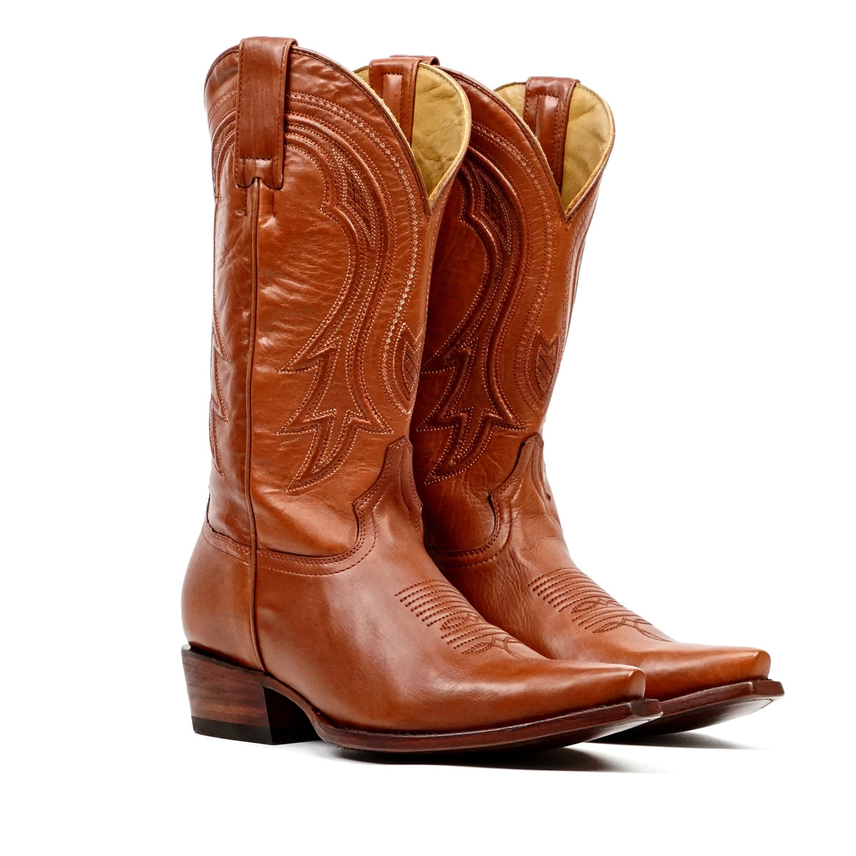 Boney Cowboy Boots - Cognac - Snip Toe (TS183) - Gomez Western Wear