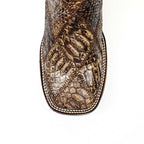 Chameleon Python Boots (Youth) - Square Toe (R003) - Gomez Western Wear