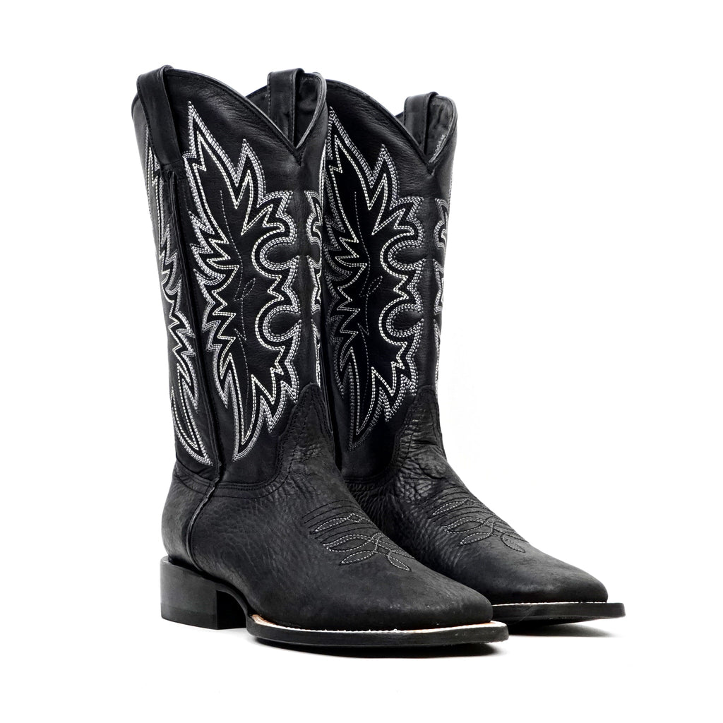 Cheyenne Black Cowboy Boots - Square Toe (E29) - Gomez Western Wear