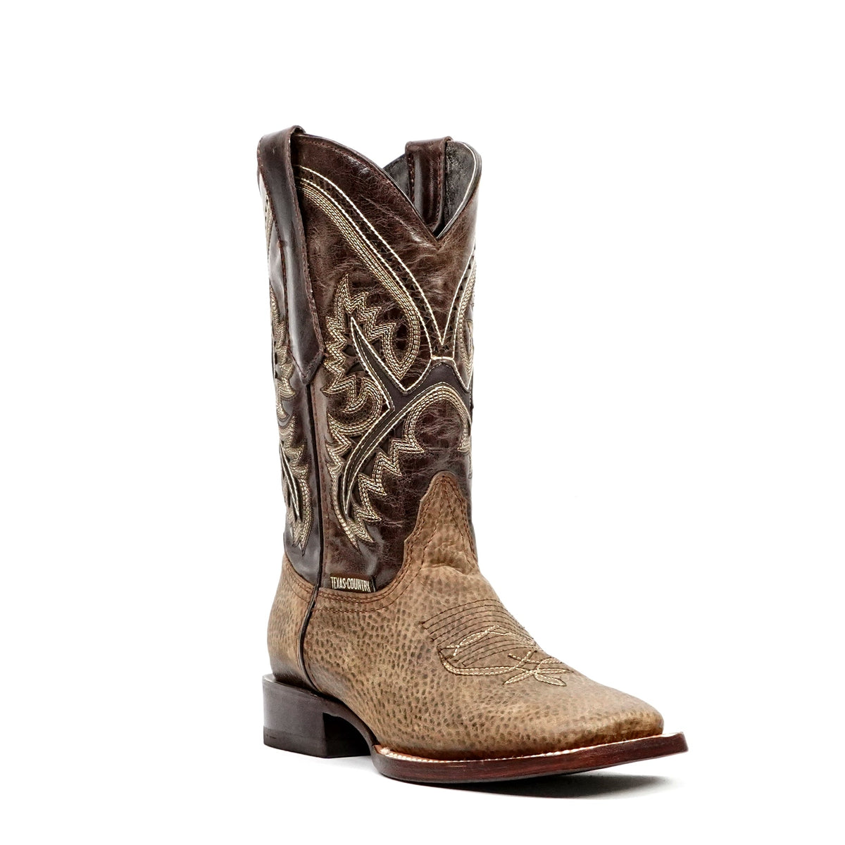 Cheyenne Chocolate Cowboy Boots - Square Toe (E29) - Gomez Western Wear