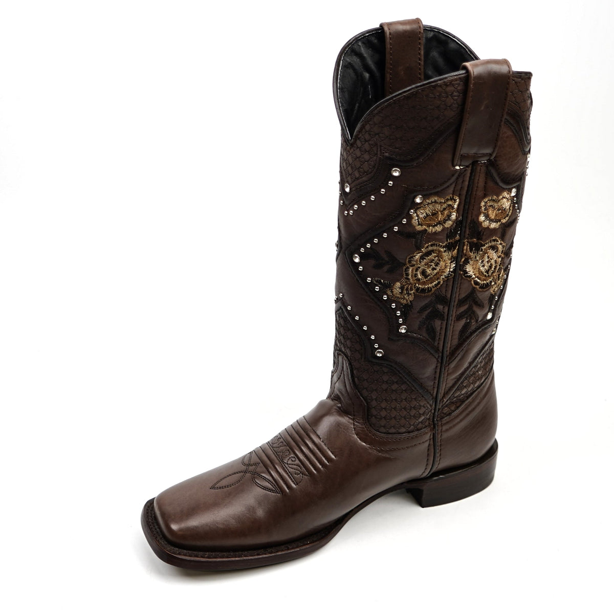 Cleyton Brown Short Shaft Boots - Square Toe (E847) - Gomez Western Wear