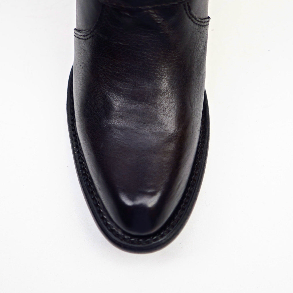 Denali Black Tall Shaft Boots - Round Toe - Gomez Western Wear