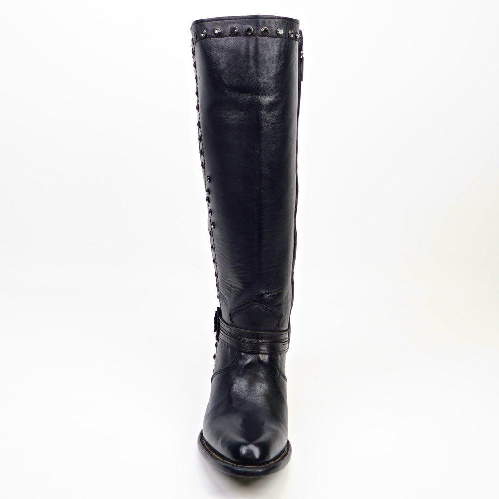 Denali Black Tall Shaft Boots - Round Toe - Gomez Western Wear