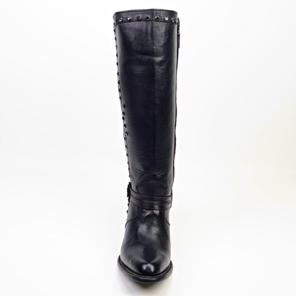 Denali Black Tall Shaft Boots - Round Toe - Gomez Western Wear