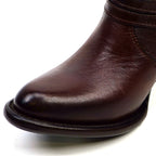 Denali Chocolate Tall Shaft Boots - Round Toe - Gomez Western Wear