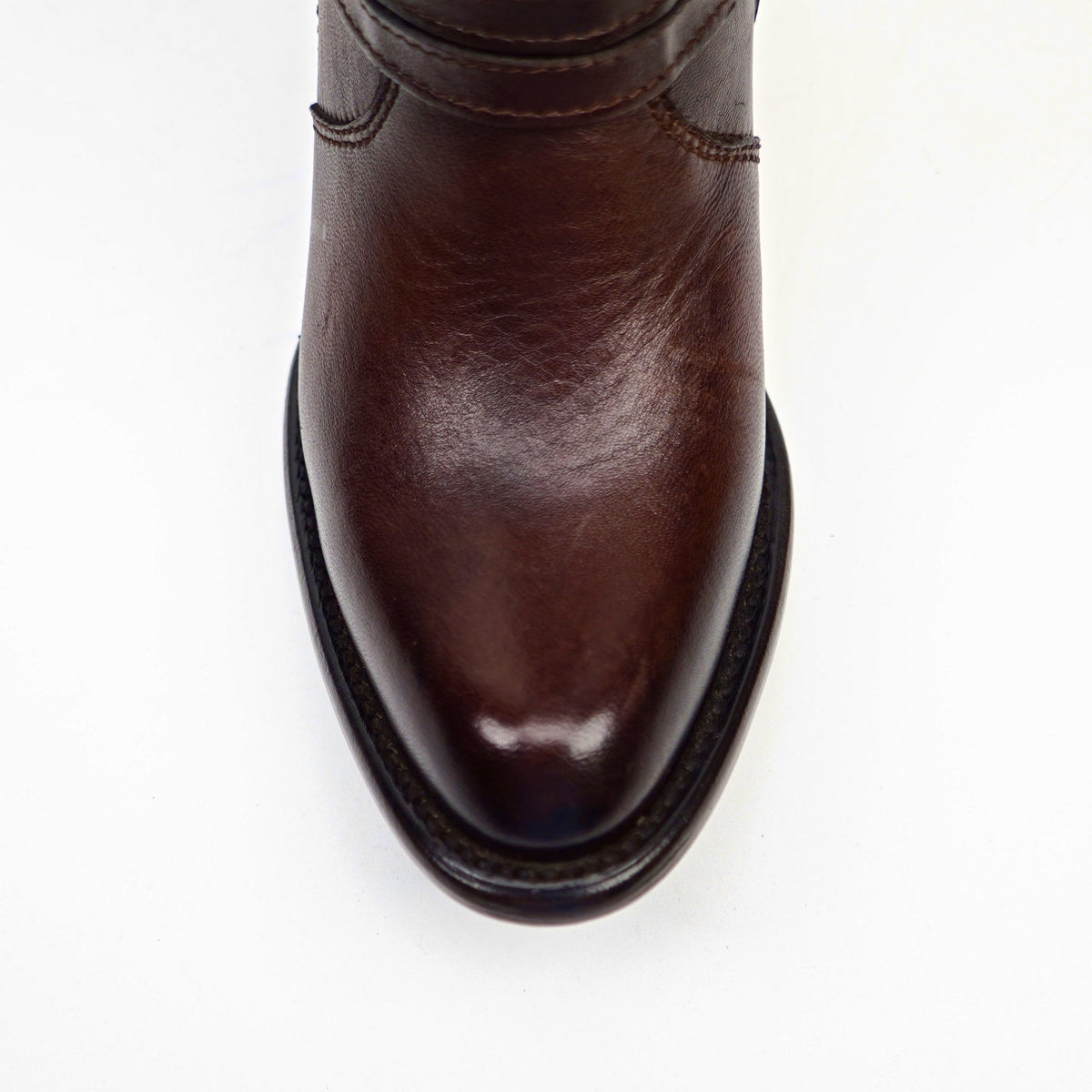Denali Chocolate Tall Shaft Boots - Round Toe - Gomez Western Wear