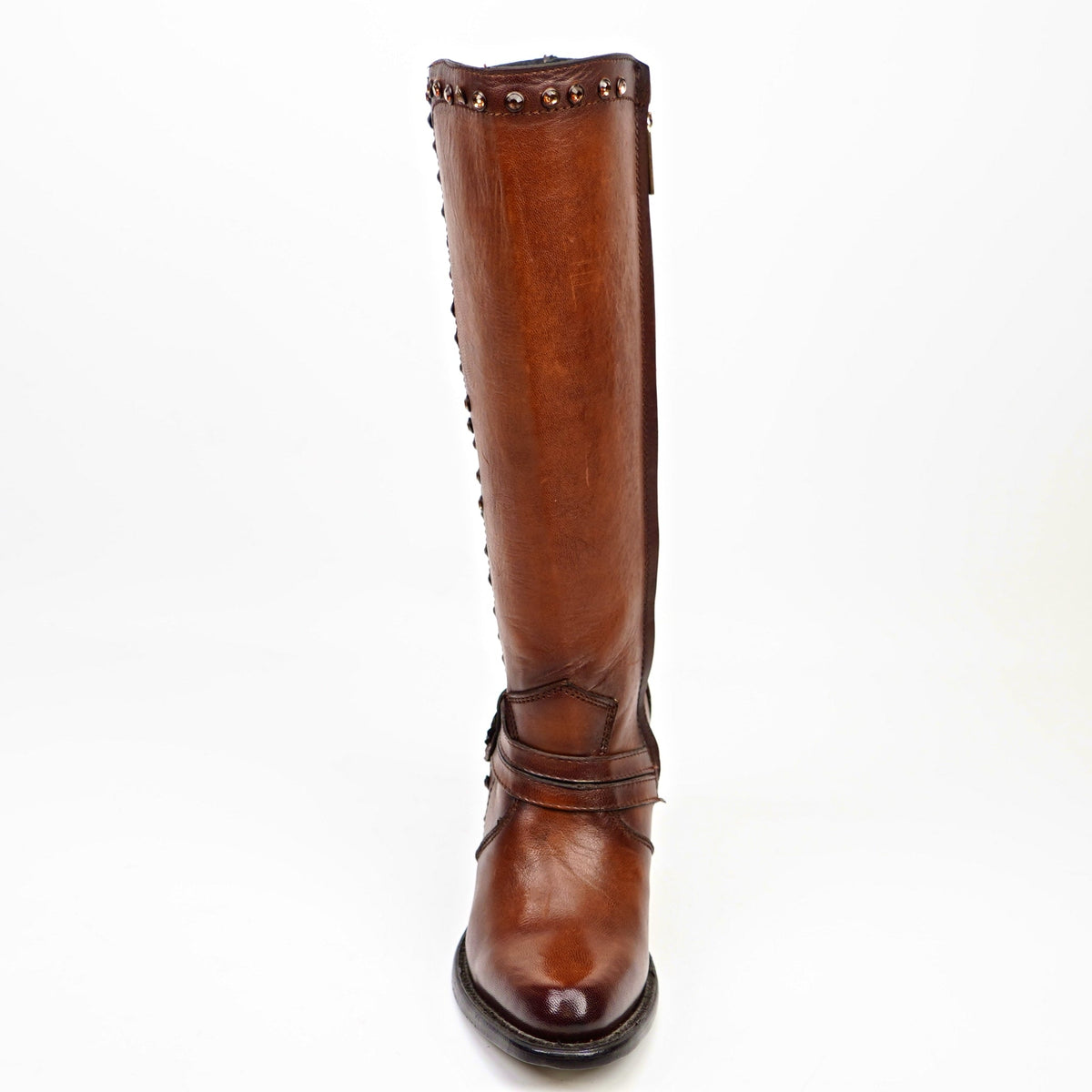 Denali Orange Tall Shaft Boots - Tall Shaft - Round Toe - Gomez Western Wear