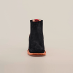 E1200 Joven Nobuck Negro H-Pato - Gomez Western Wear