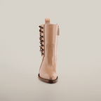 Francia Cream Ankle Boots - J Toe - Gomez Western Wear
