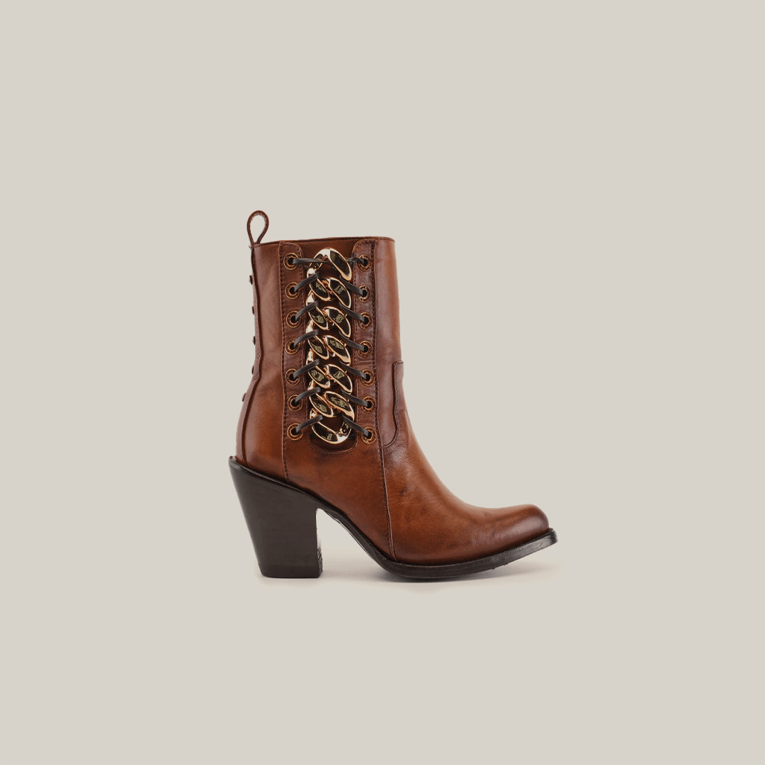 Francia Honey Booties - J Toe - Gomez Western Wear